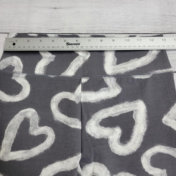Wild Fable High-Waisted Classic Leggings Gray Hearts Women's Size Small NWOT - Picture 4 of 5